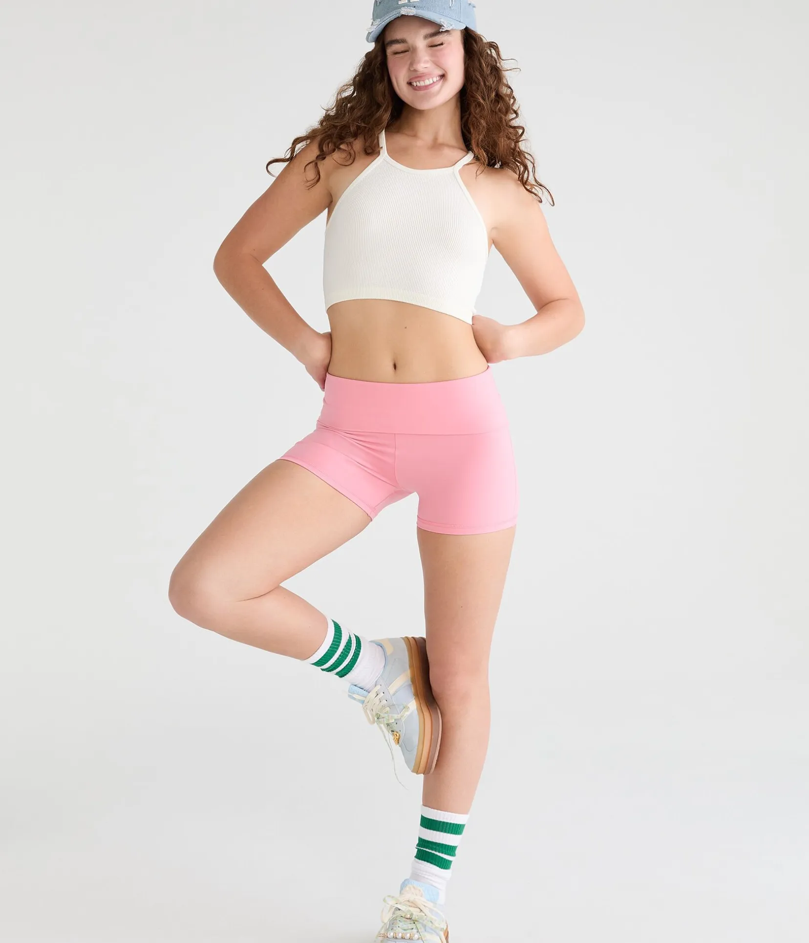 Buttery Soft Fold-Over Booty Shorts