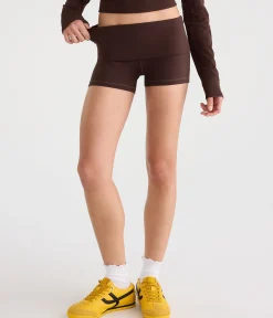 Buttery Soft Fold-Over Booty Shorts