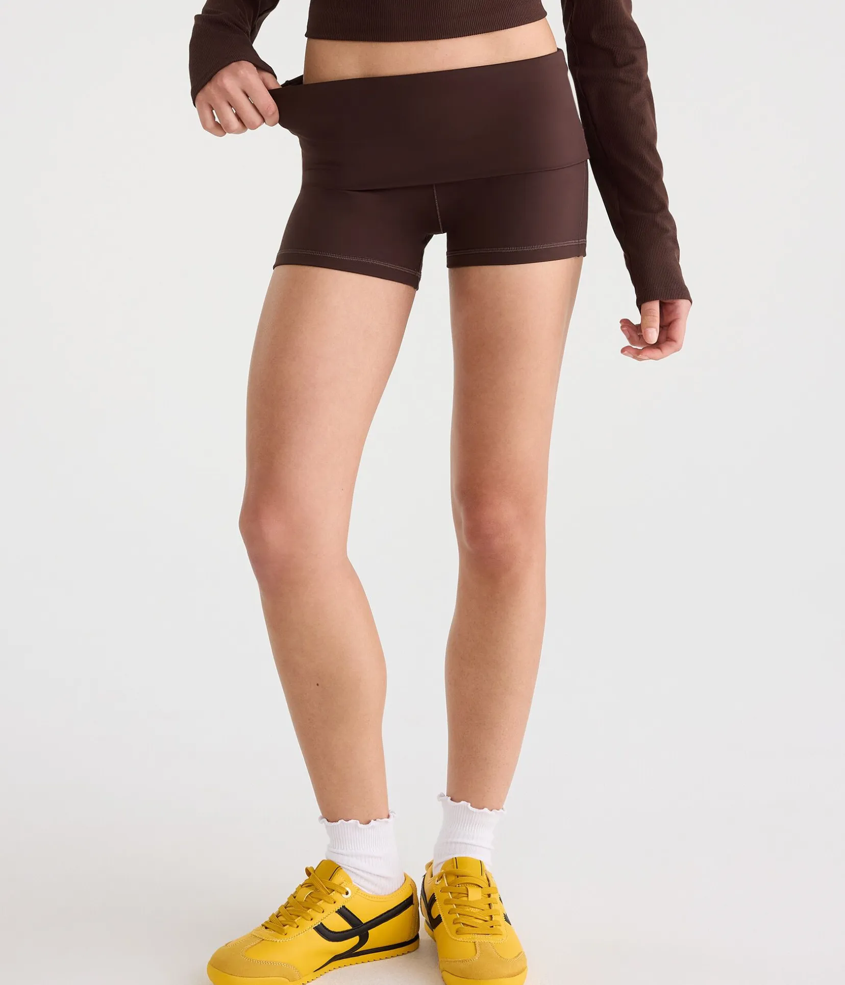 Buttery Soft Fold-Over Booty Shorts