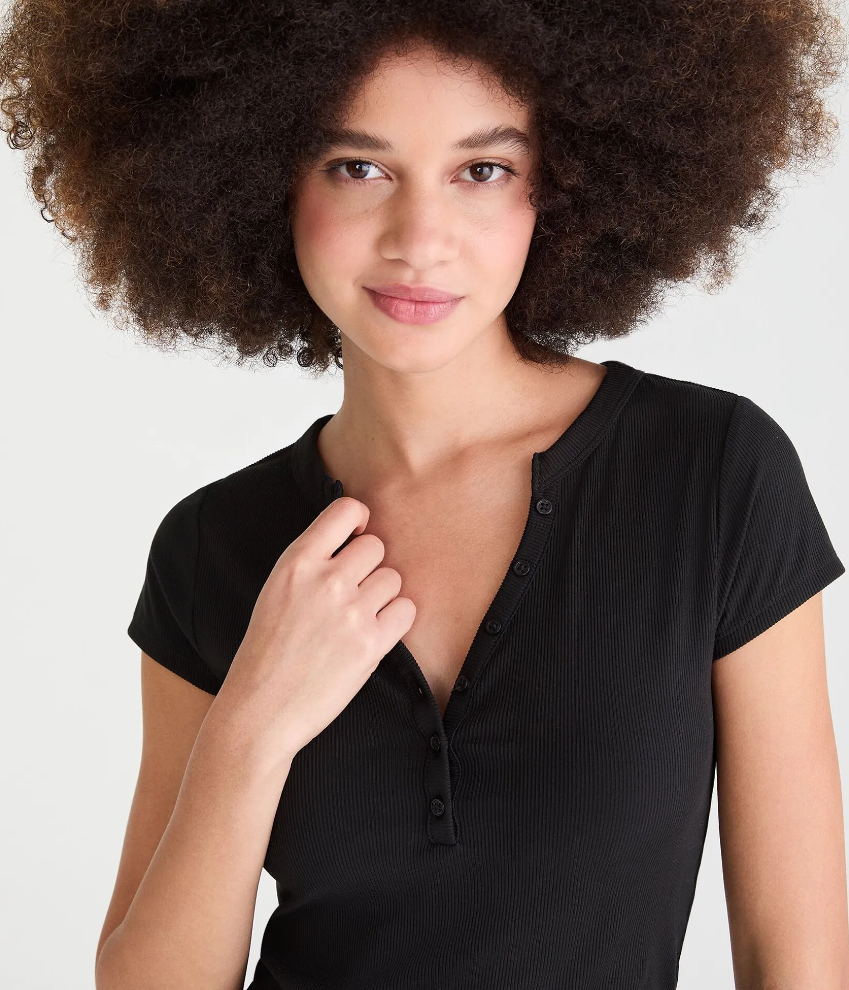 Buttery Soft V-Neck Henley