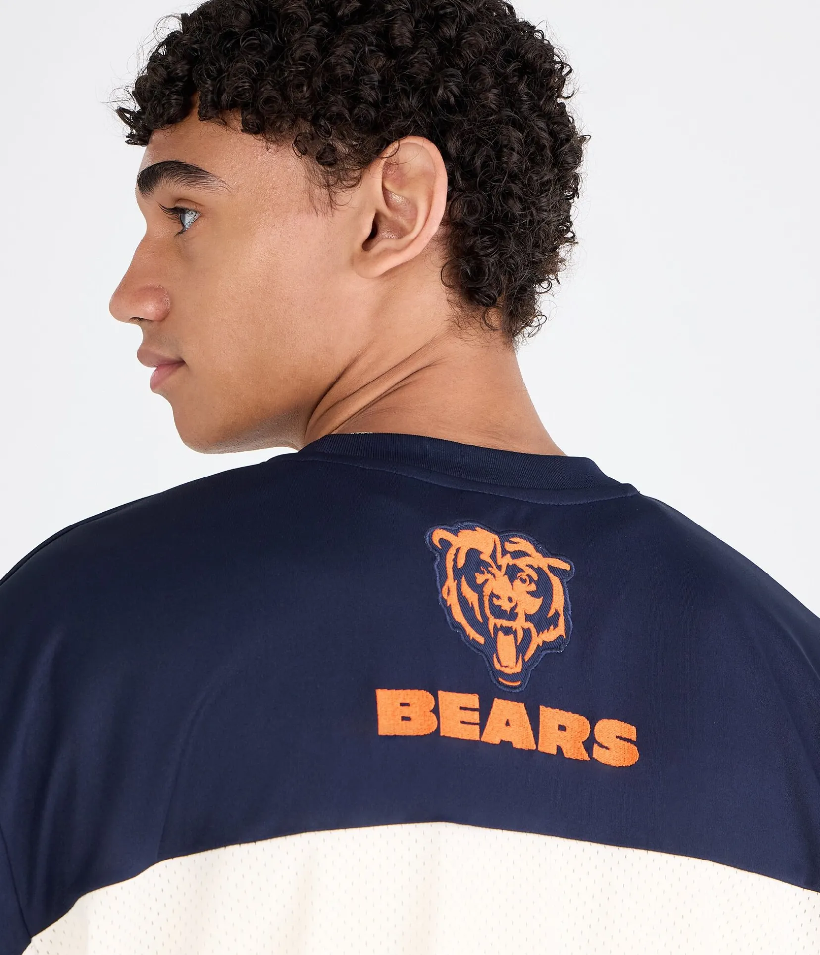 Chicago Bears Colorblock Mesh Top
