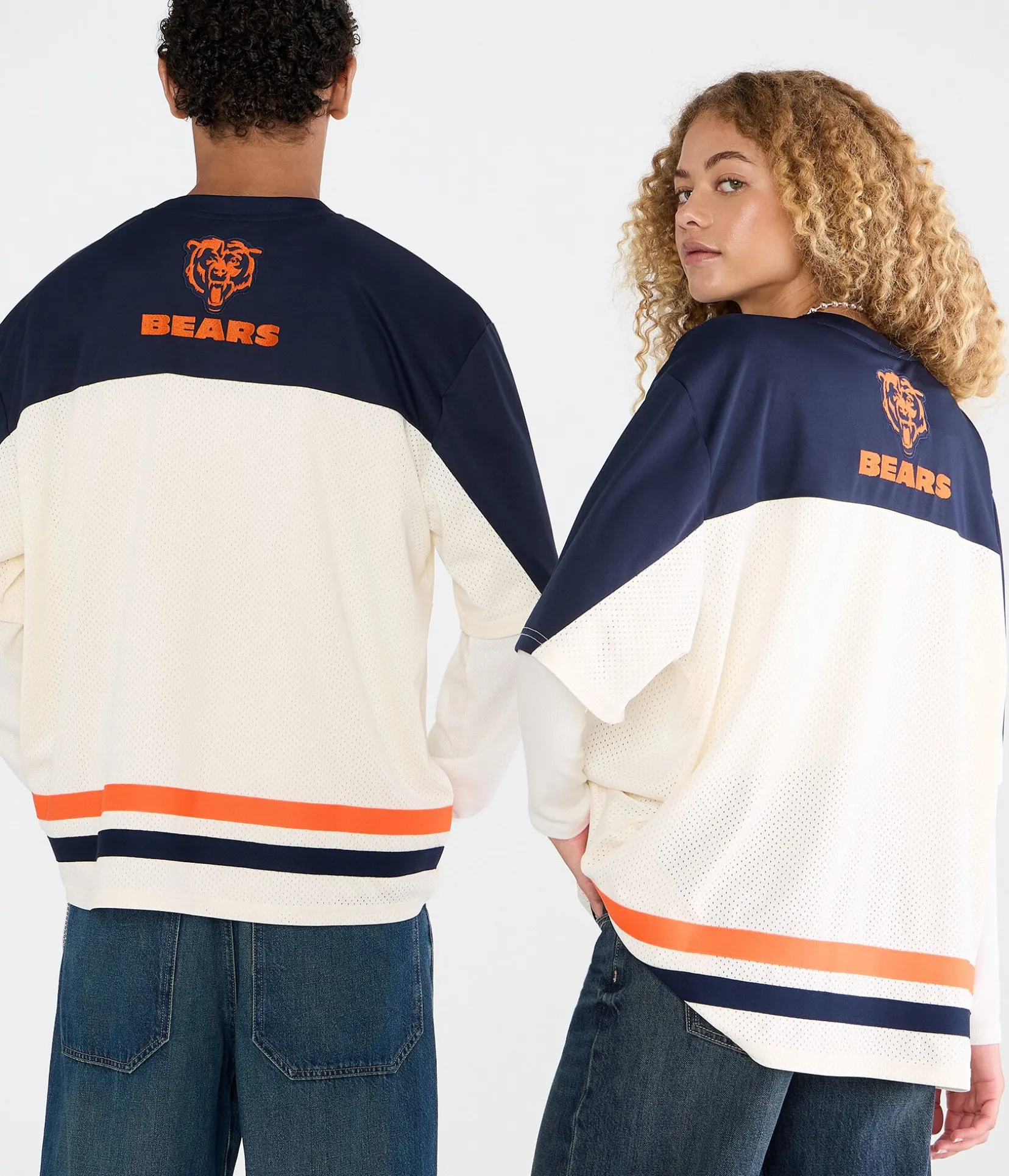 Chicago Bears Colorblock Mesh Top