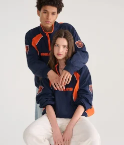 Chicago Bears Quarter-Zip Track Jacket