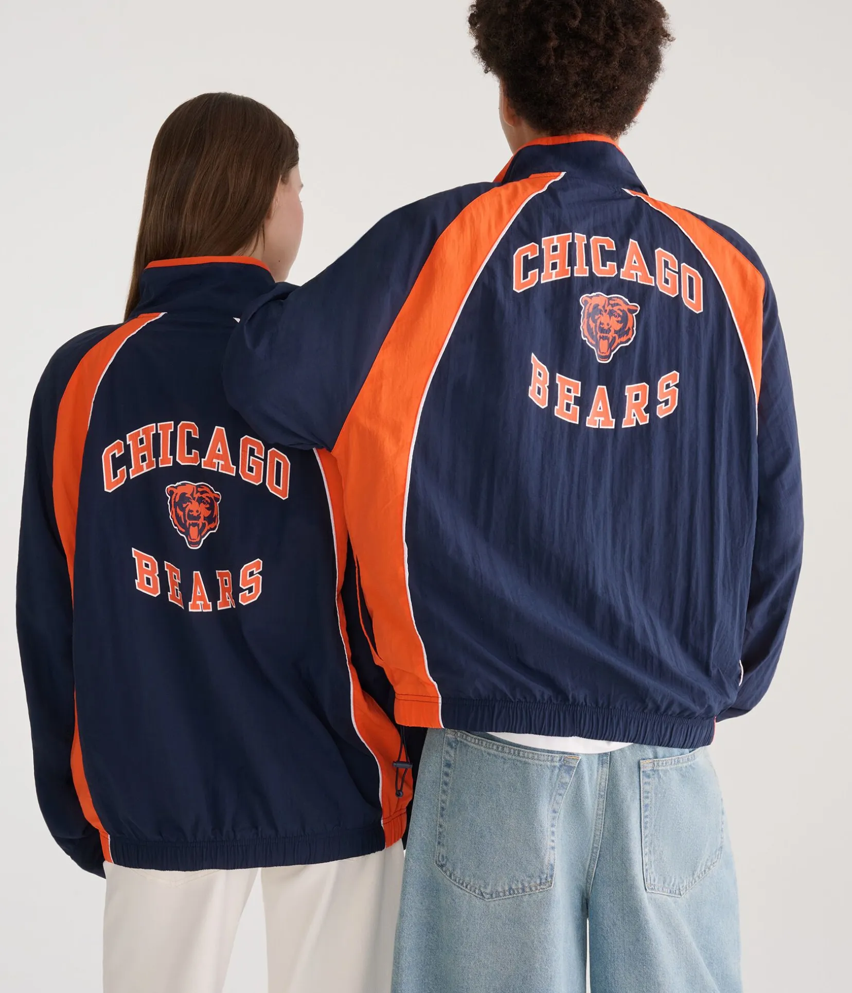 Chicago Bears Quarter-Zip Track Jacket