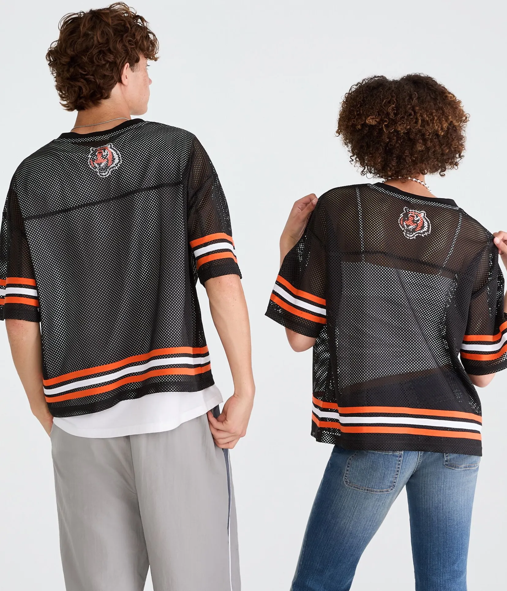 Cincinnati Bengals Boxy Mesh Top