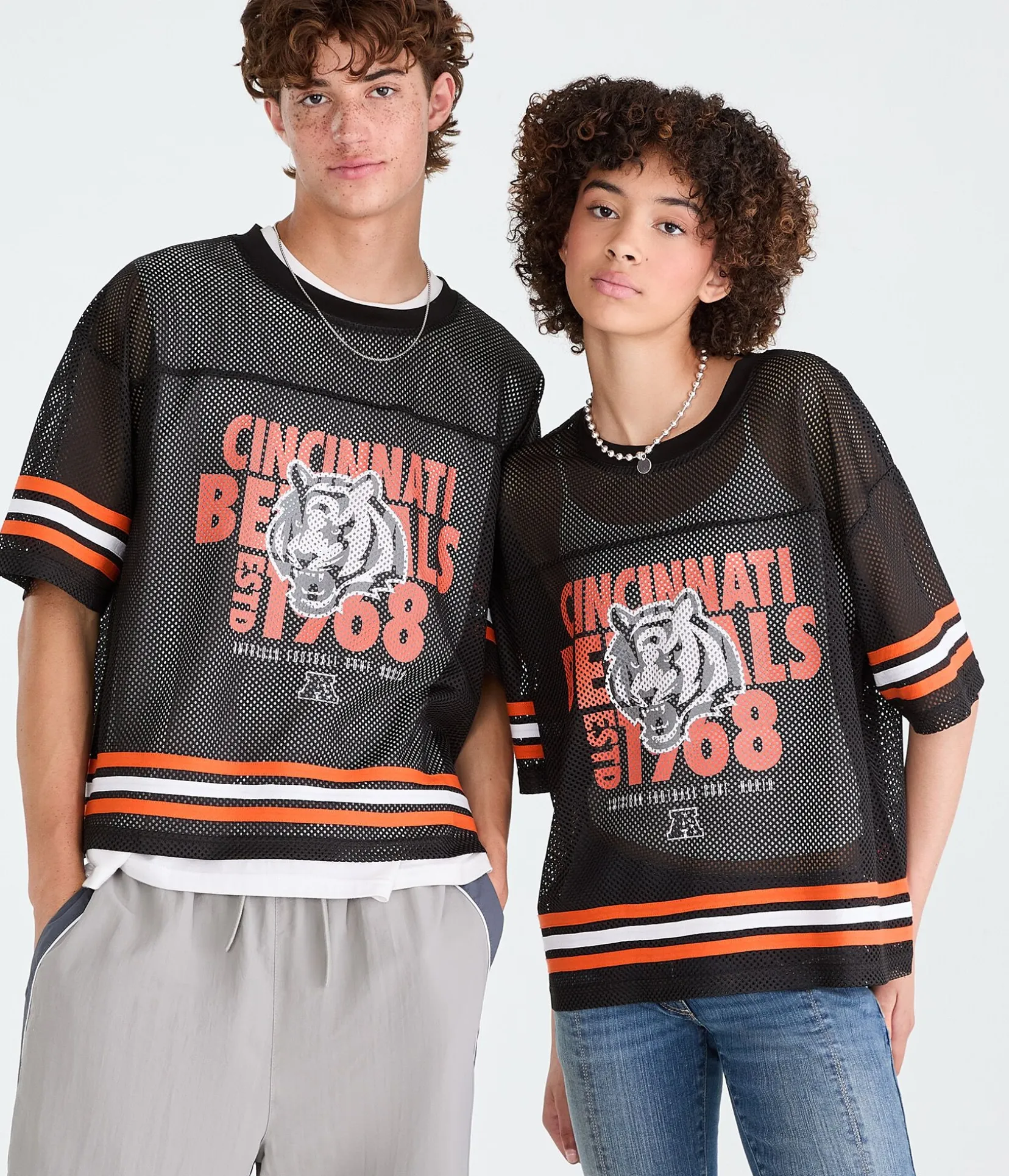 Cincinnati Bengals Boxy Mesh Top