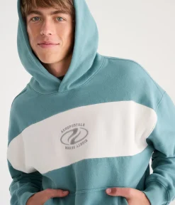 Cloud Soft Aeropostale Colorblock Boxy Pullover Hoodie