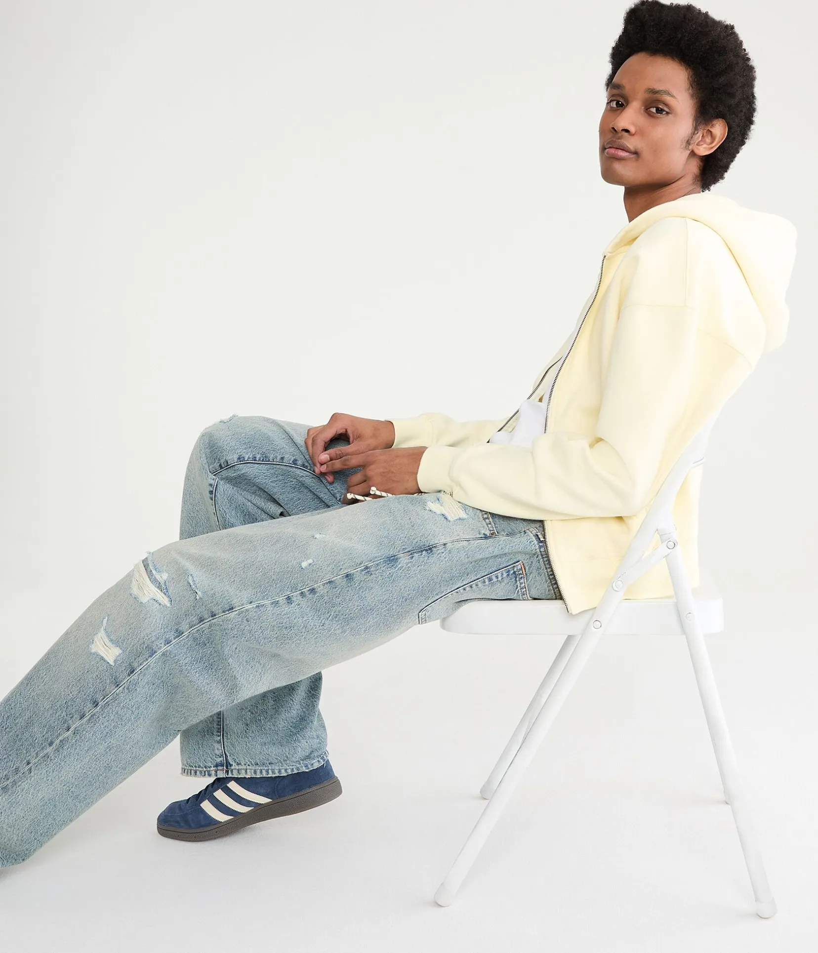 Cloud Soft Boxy Full-Zip Hoodie