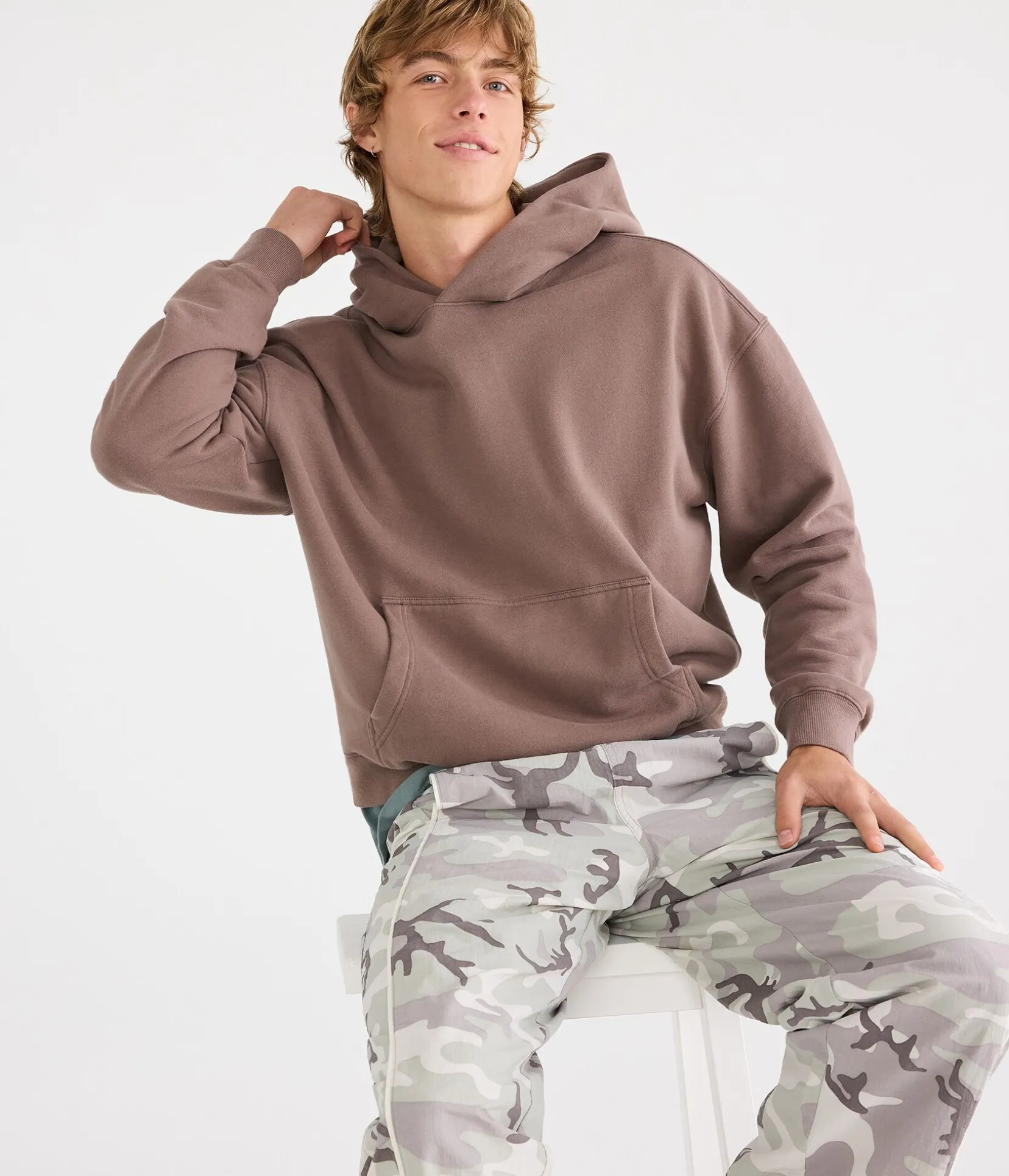 Cloud Soft Boxy Pullover Hoodie