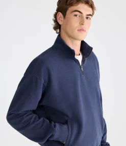 Cloud Soft Boxy Quarter-Zip Sweatshirt