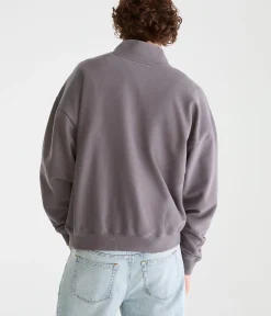 Cloud Soft Boxy Quarter-Zip Sweatshirt