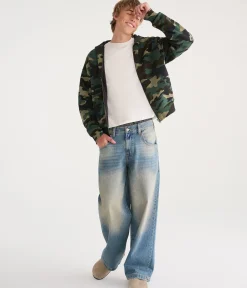 Cloud Soft Camo Reversible Boxy Full-Zip Hoodie