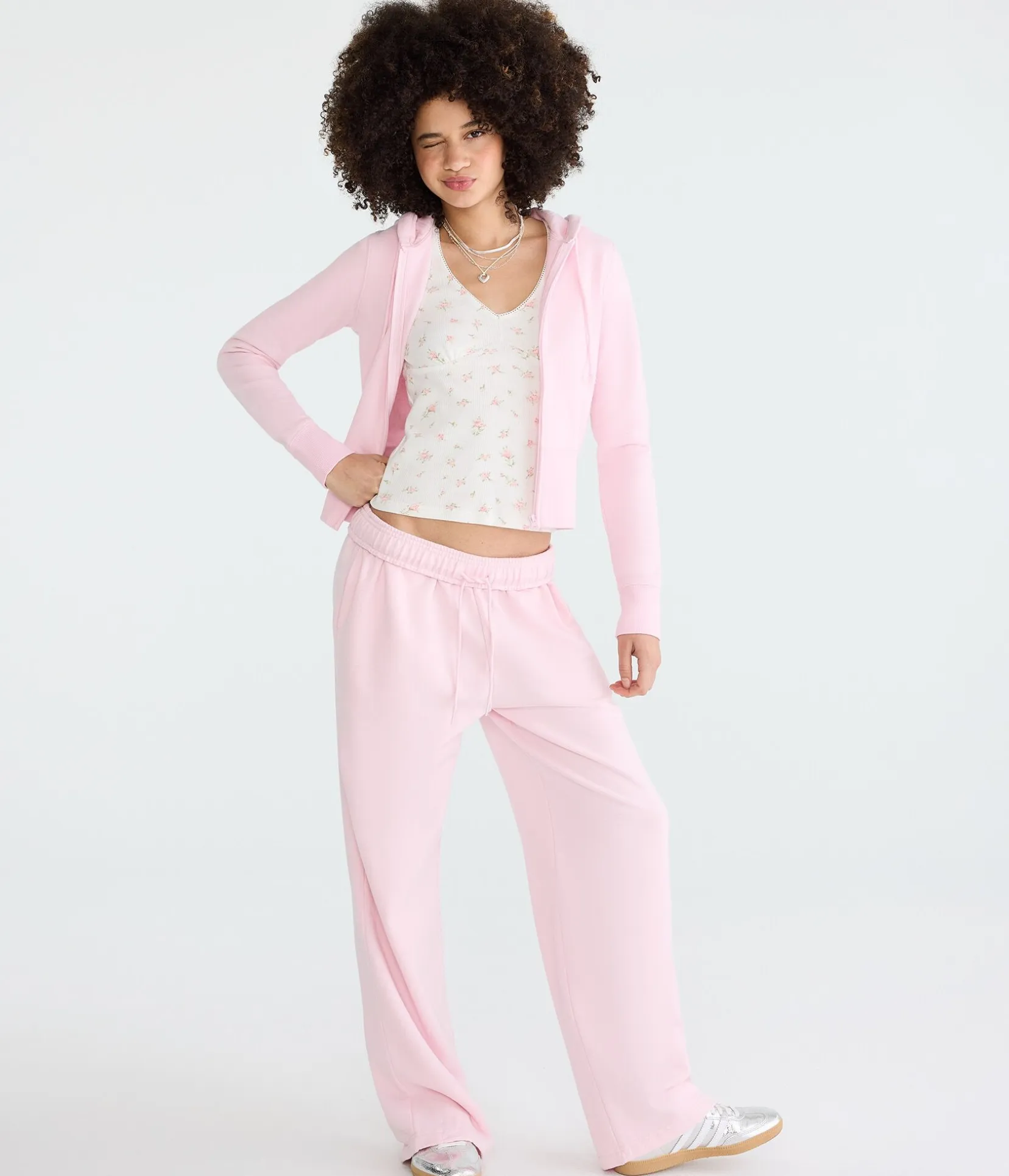 Cloud Soft Cropped Full-Zip Hoodie