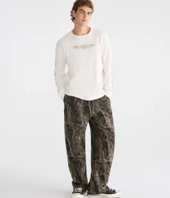 Cloud Soft Forest Camo Baggy Sweatpants