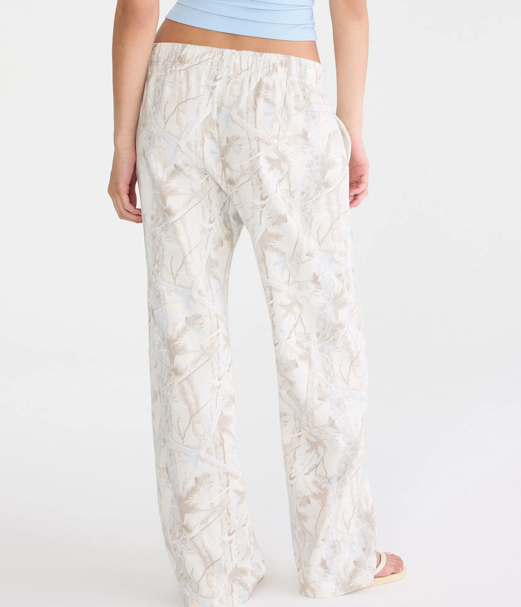 Cloud Soft Forest Camo Mid-Rise Straight Leg Sweatpants