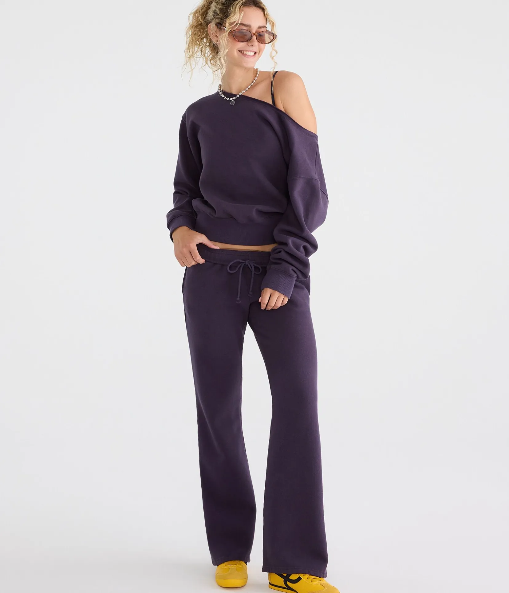 Cloud Soft High-Waisted Bootcut Sweatpants