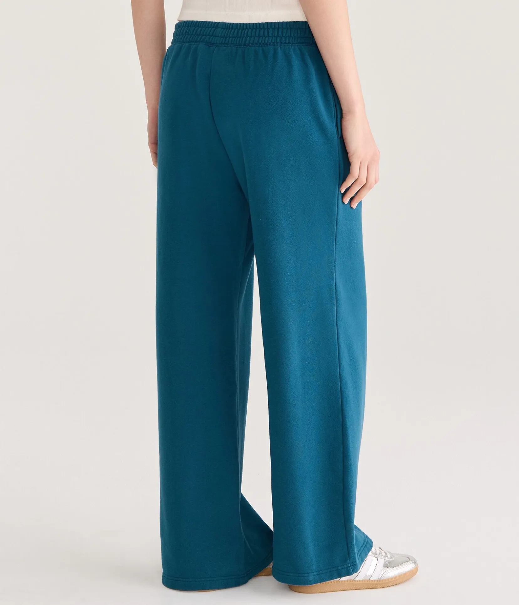 Cloud Soft Mid-Rise Wide Leg Sweatpants