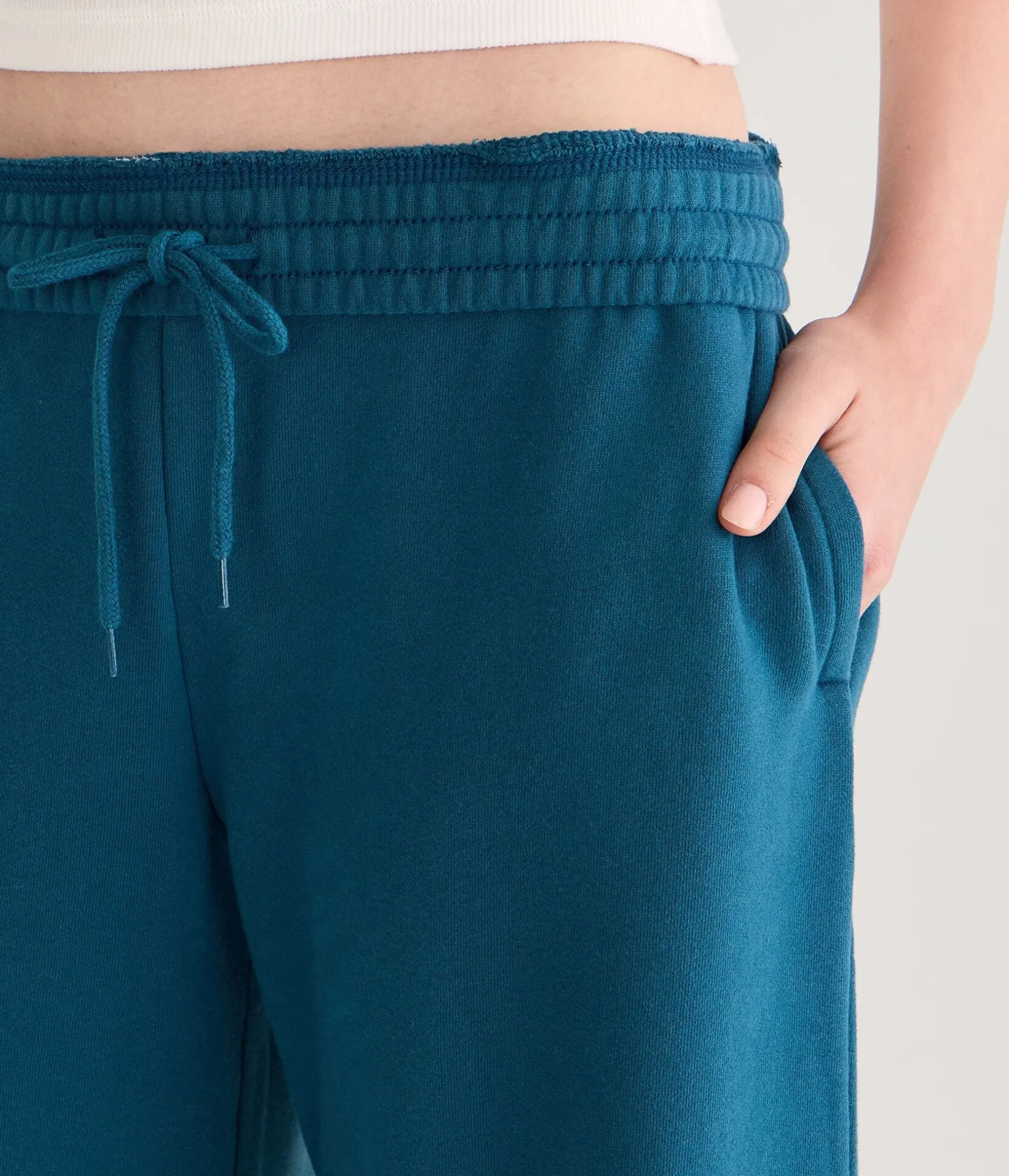 Cloud Soft Mid-Rise Wide Leg Sweatpants
