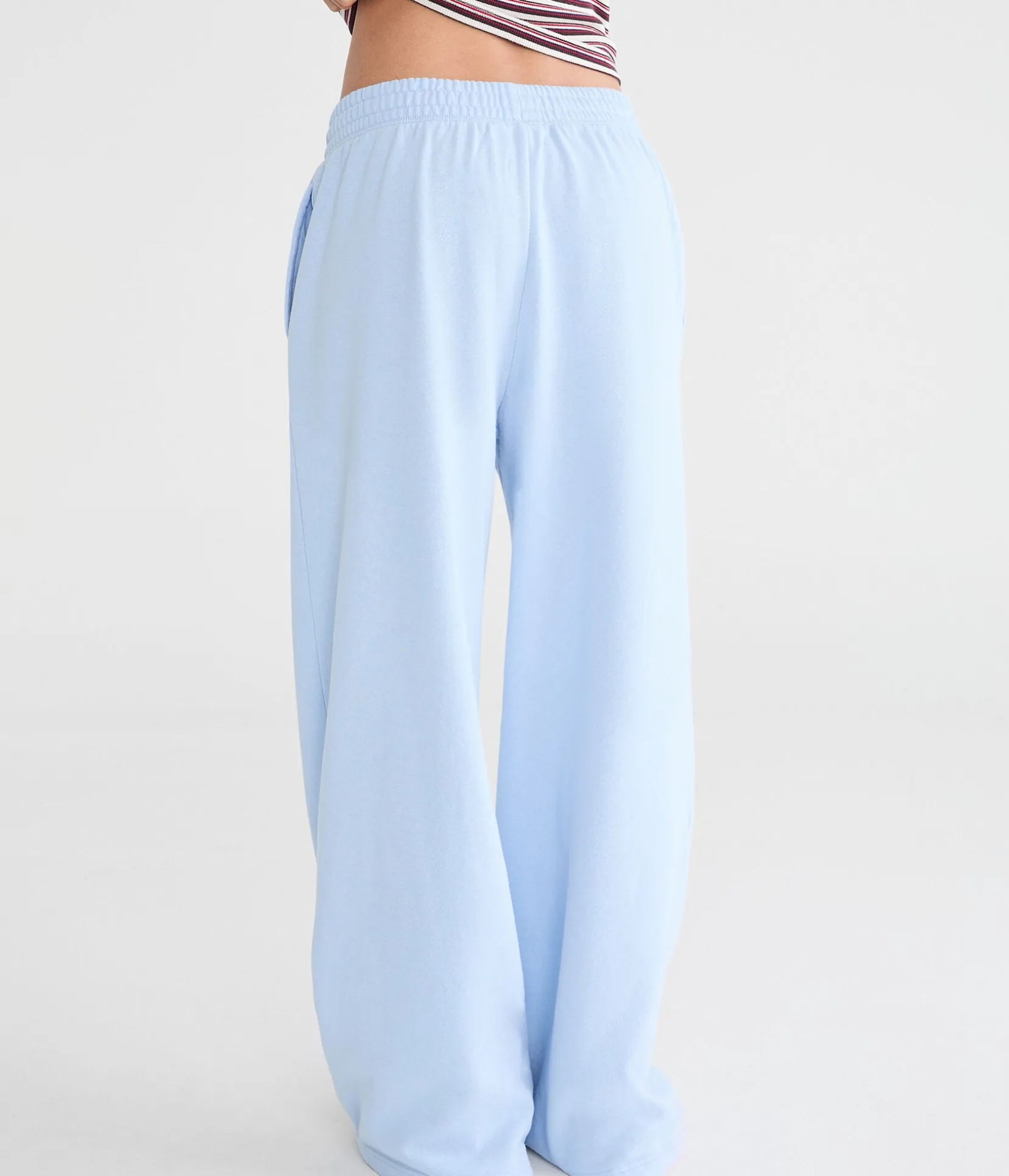 Cloud Soft Mid-Rise Wide Leg Sweatpants