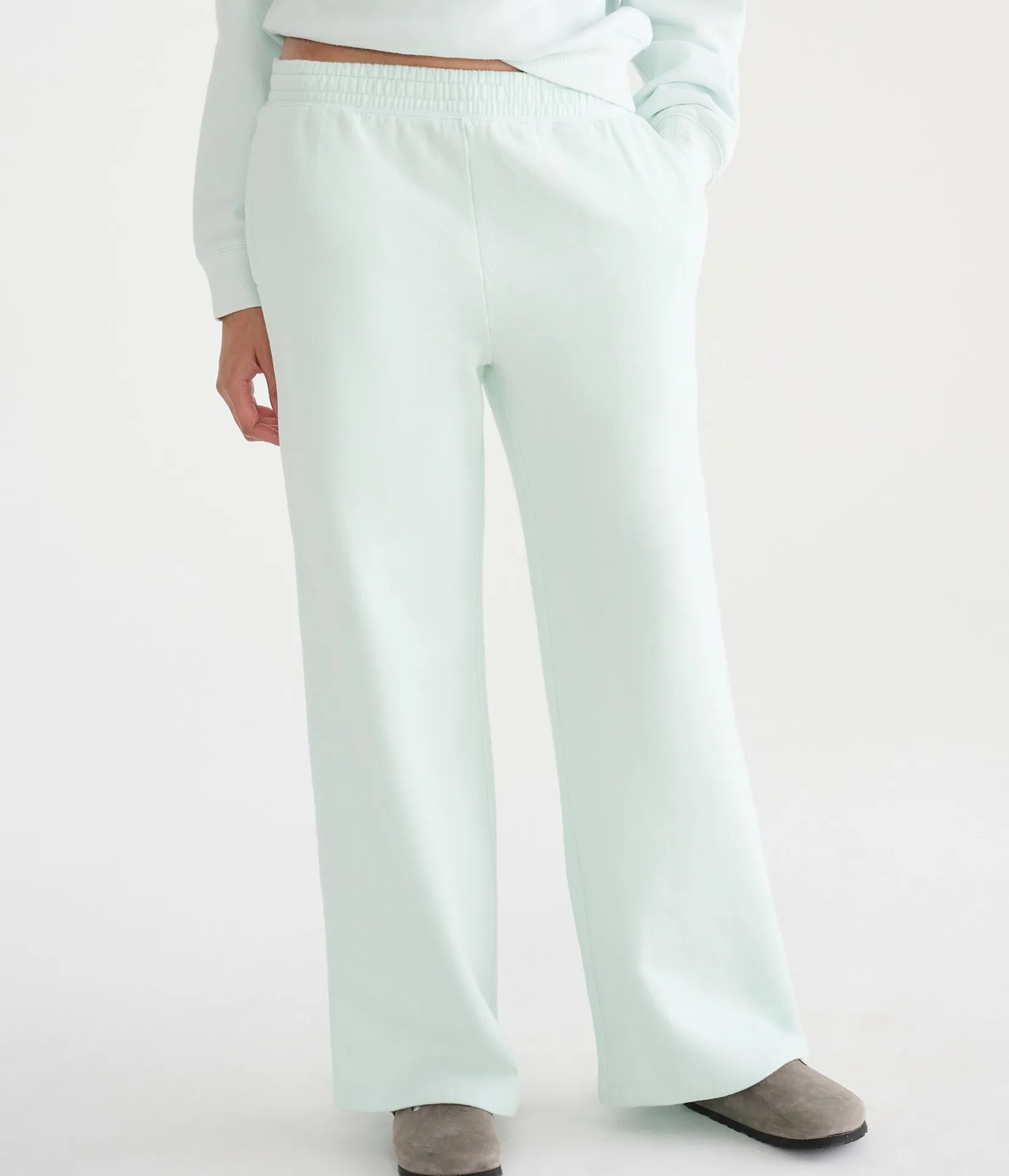 Cloud Soft Mid-Rise Wide Leg Sweatpants