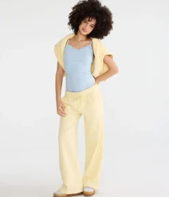 Cloud Soft Mid-Rise Wide Leg Sweatpants