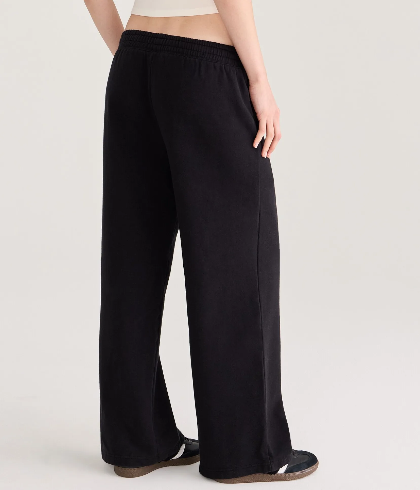 Cloud Soft Mid-Rise Wide Leg Sweatpants