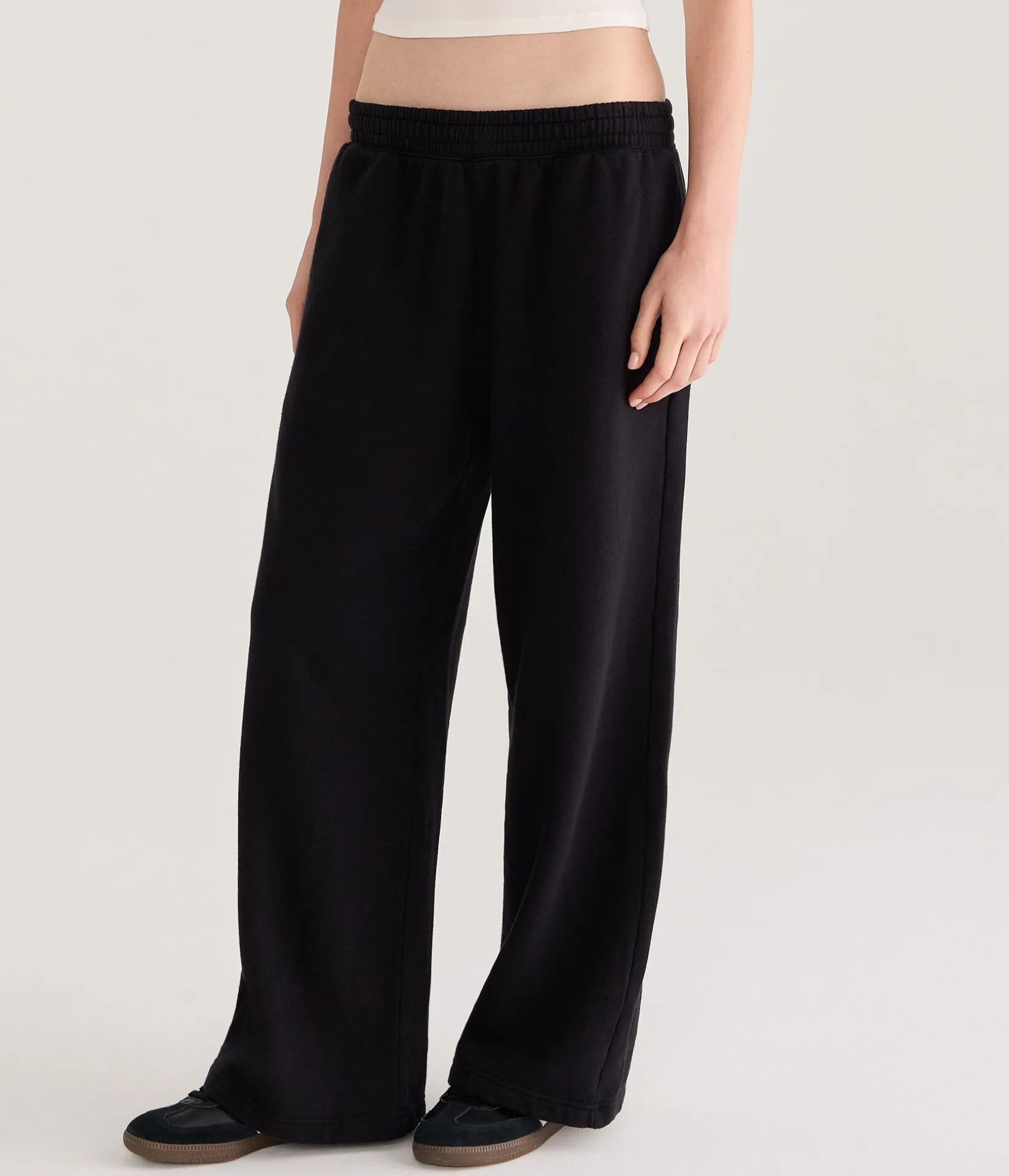 Cloud Soft Mid-Rise Wide Leg Sweatpants