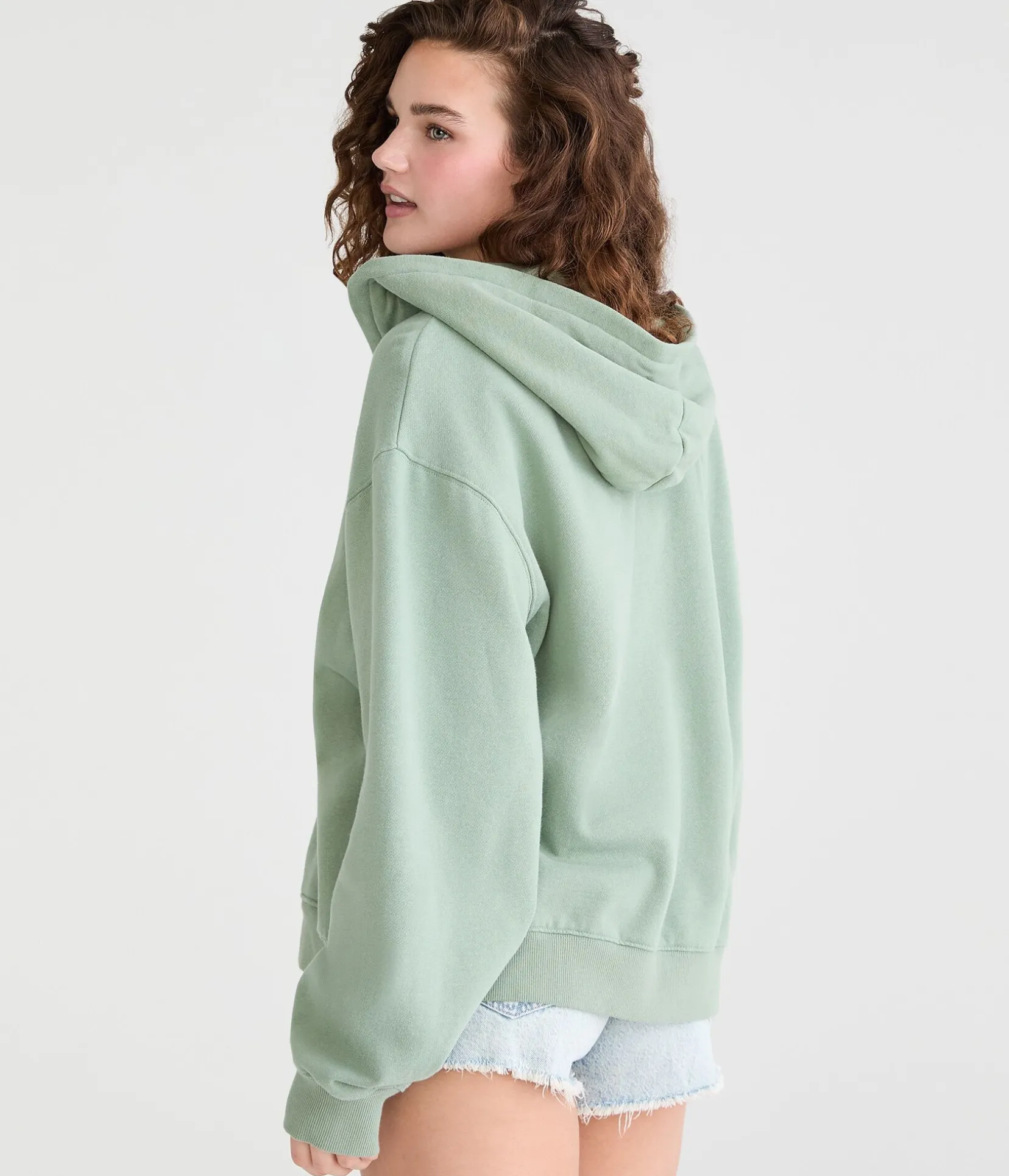 Cloud Soft Oversized Full-Zip Hoodie