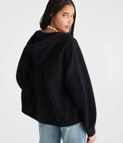 Cloud Soft Oversized Full-Zip Hoodie