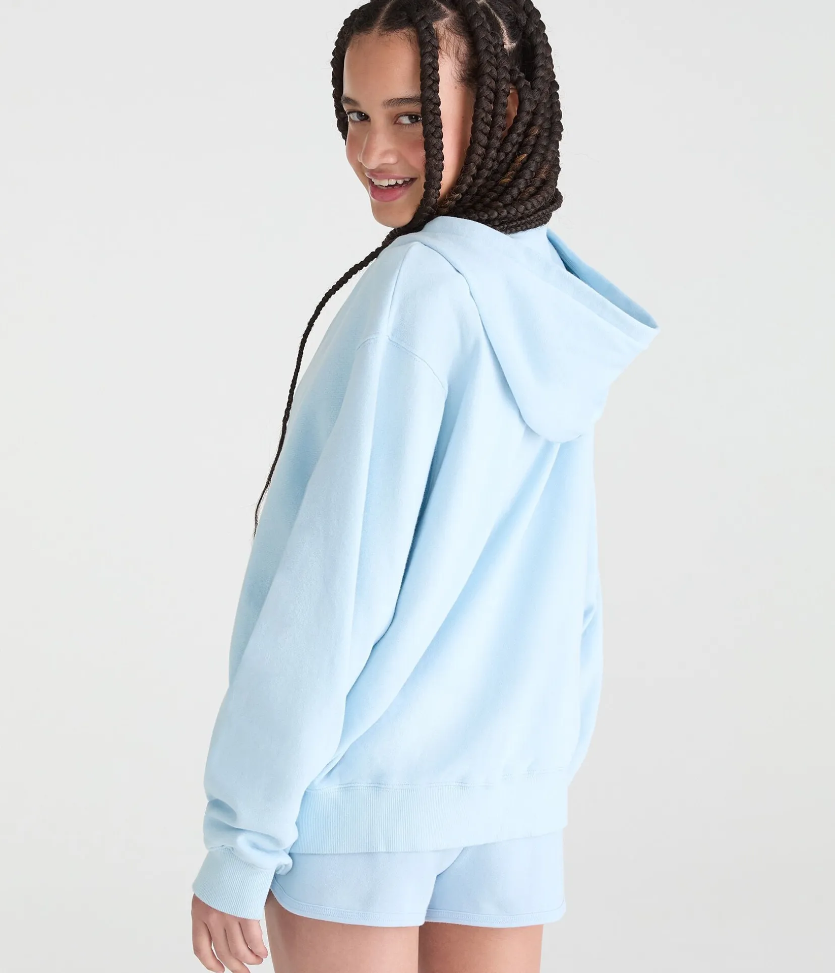 Cloud Soft Oversized Full-Zip Hoodie