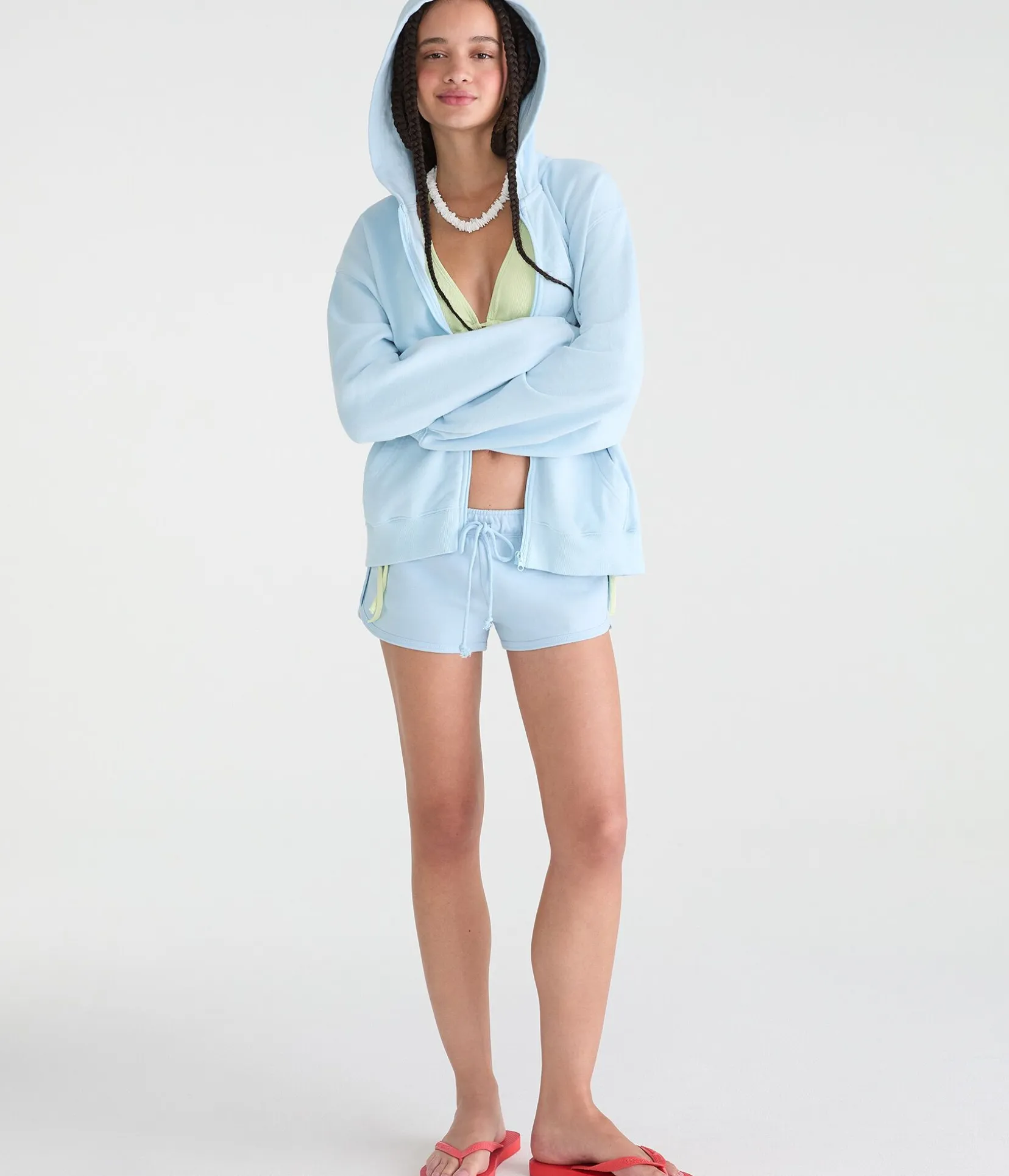 Cloud Soft Oversized Full-Zip Hoodie