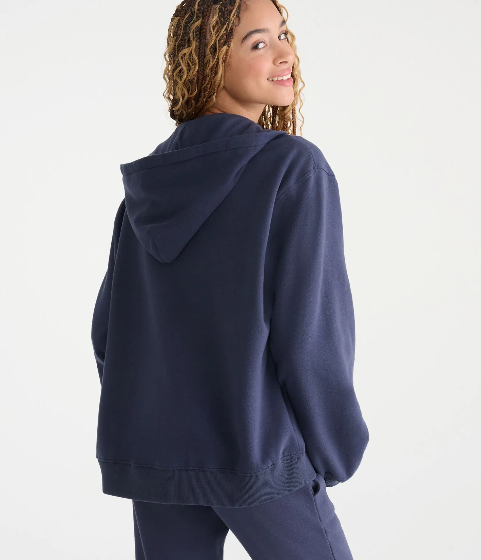 Cloud Soft Oversized Full-Zip Hoodie