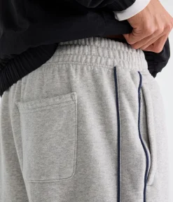 Cloud Soft Piped Stripe Baggy Sweatpants