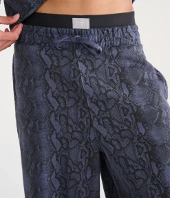 Cloud Soft Snake Print Super Baggy Sweatpants