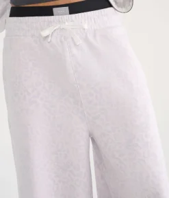 Cloud Soft Snow Leopard Print Super Baggy Sweatpants