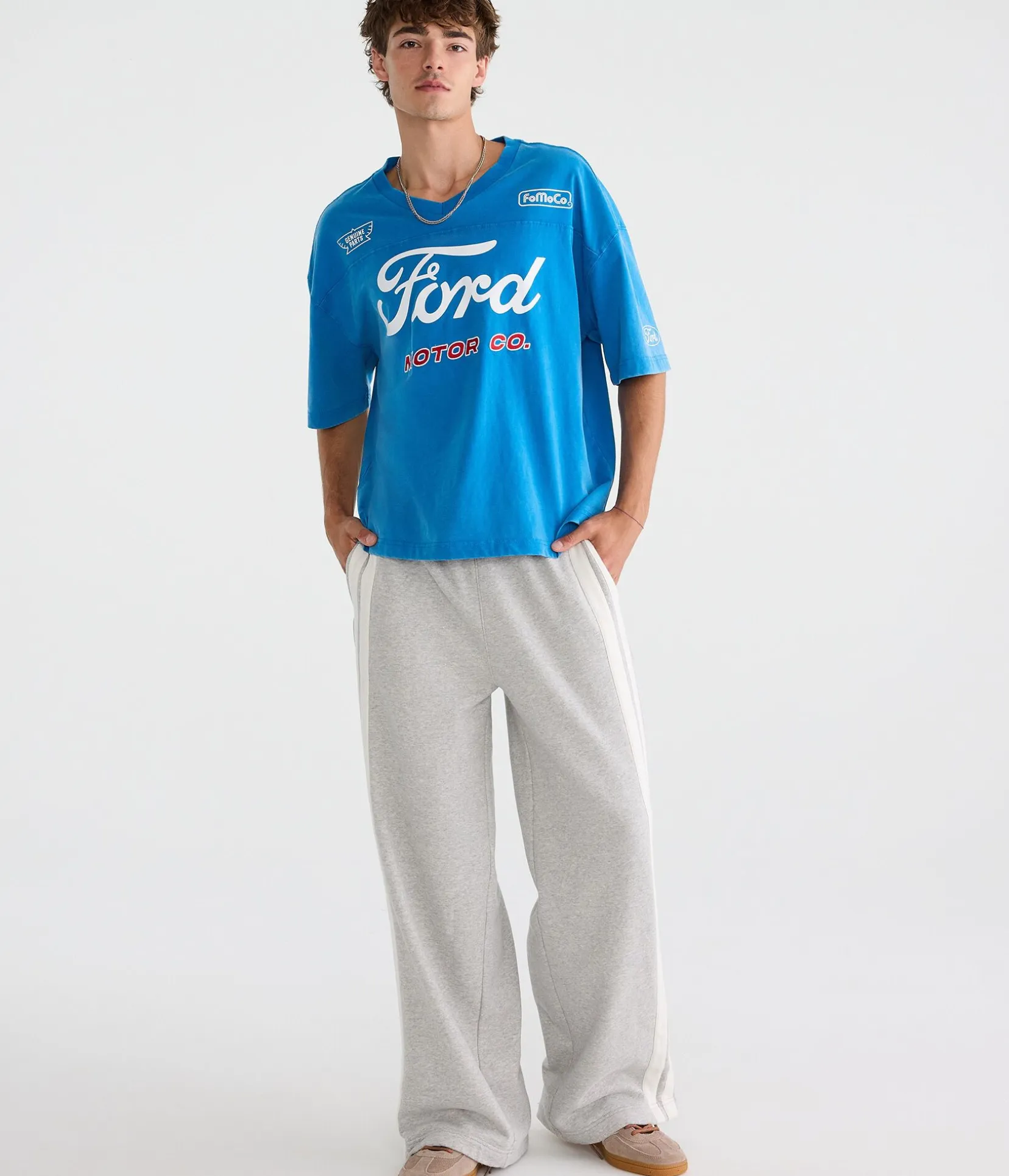 Cloud Soft Striped Super Baggy Sweatpants