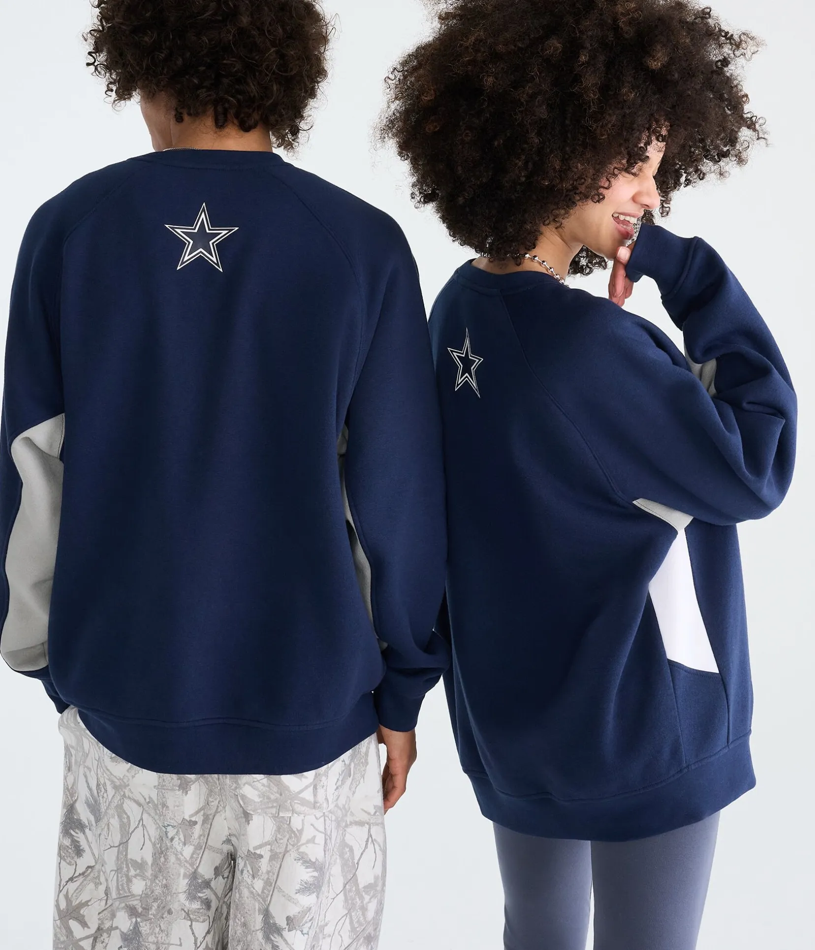 Dallas Cowboys Colorblock Crew Sweatshirt
