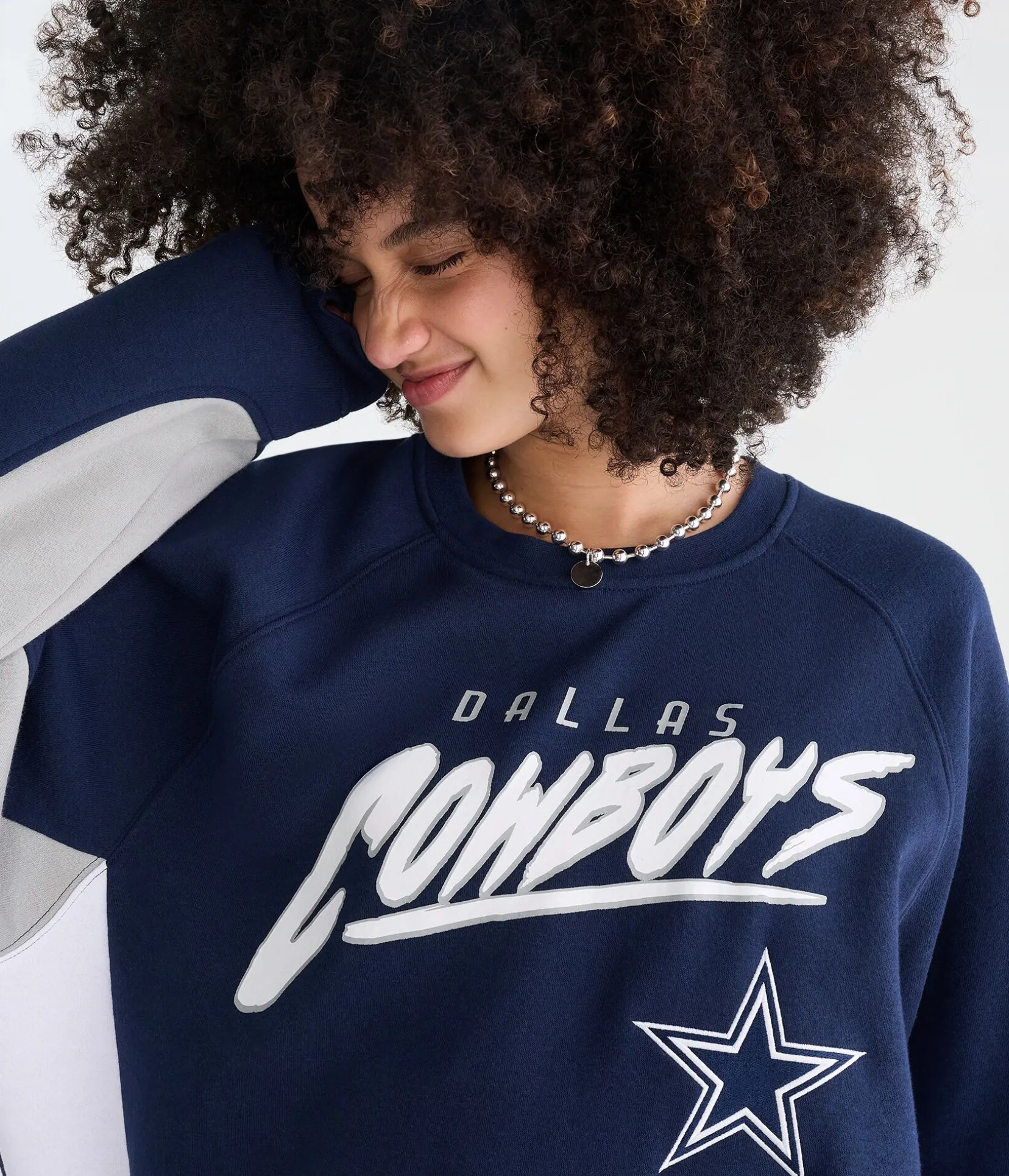 Dallas Cowboys Colorblock Crew Sweatshirt
