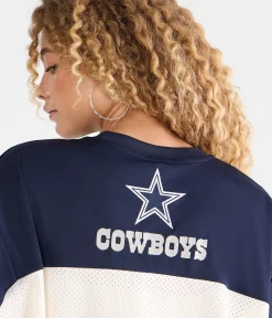Dallas Cowboys Colorblock Mesh Top