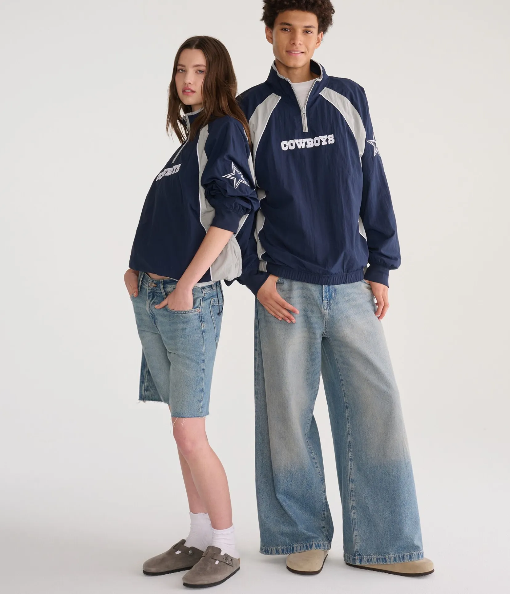 Dallas Cowboys Quarter-Zip Track Jacket