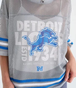 Detroit Lions Boxy Mesh Top