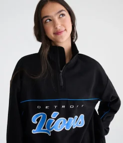 Detroit Lions Quarter-Zip Sweatshirt