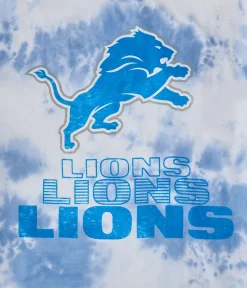Detroit Lions Tie-Dye Relaxed Graphic Tee