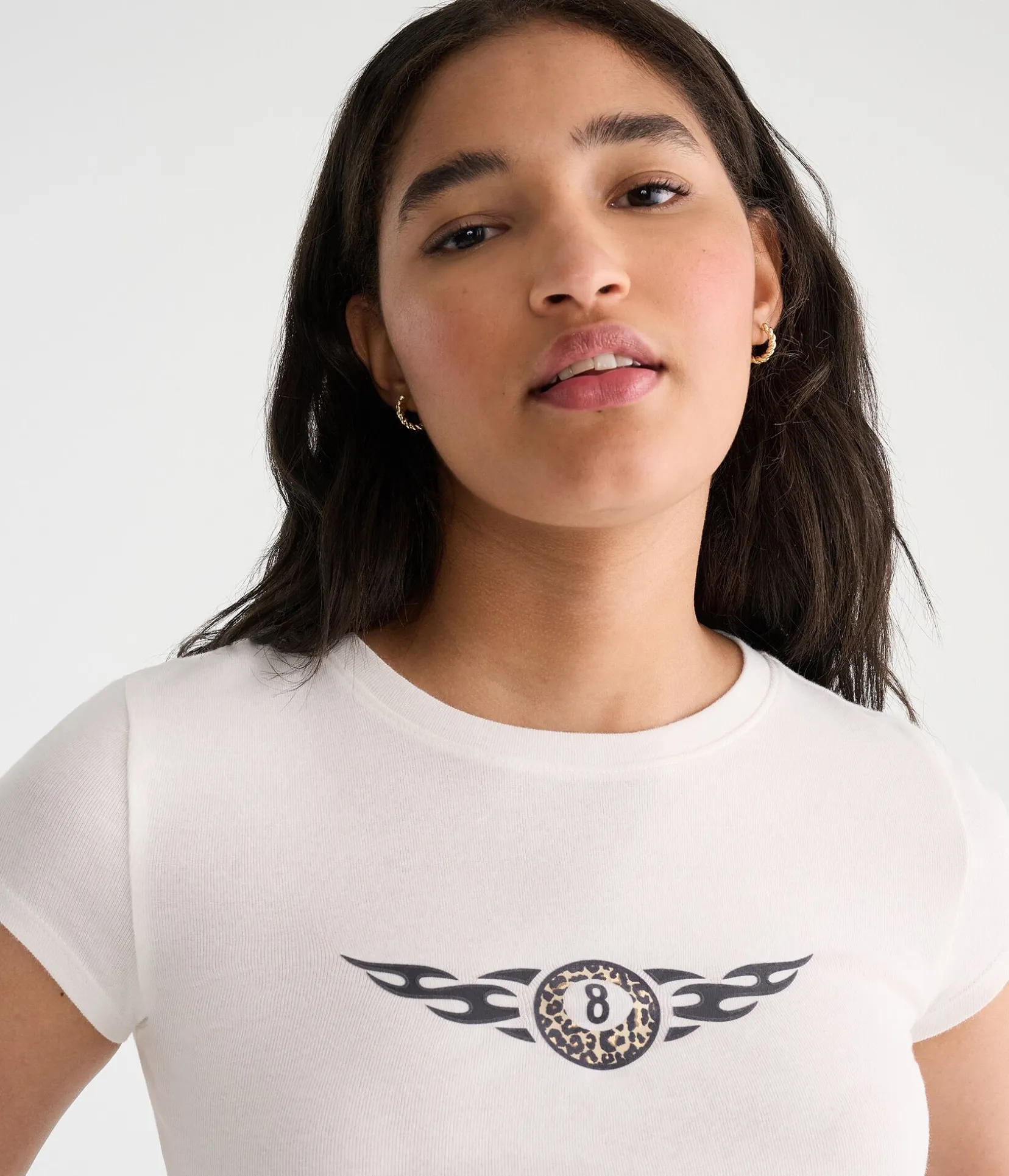 Déjà For Aero 8-Ball Graphic Baby Tee