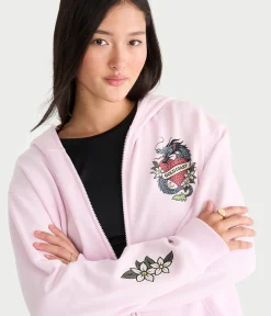 Déjà For Aero Gold Coast Dragon Oversized Full-Zip Hoodie