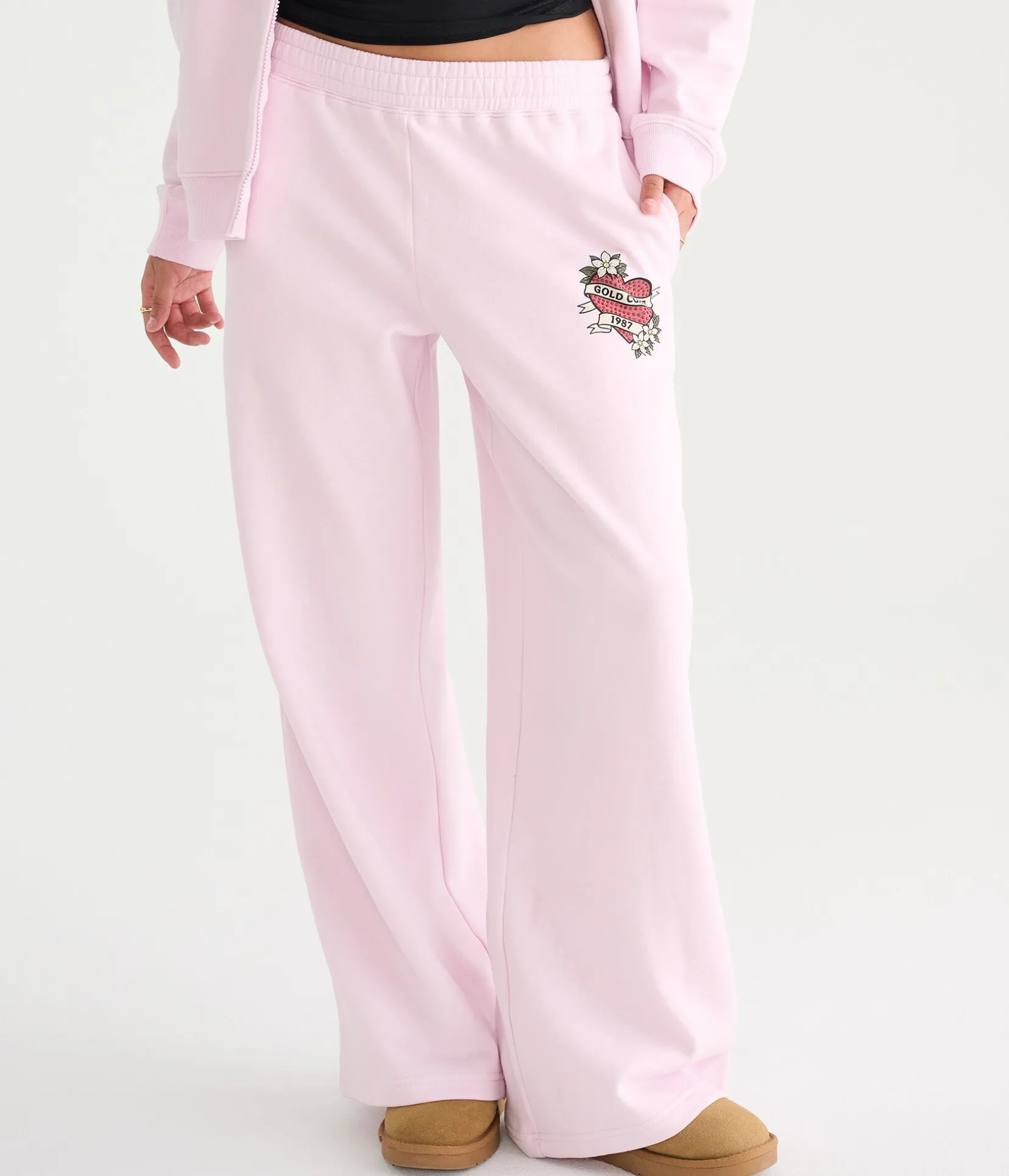 Déjà For Aero Gold Coast 1987 Mid-Rise Wide Leg Sweatpants