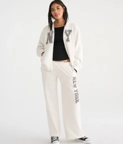 Déjà For Aero Leopard NY Oversized Full-Zip Hoodie