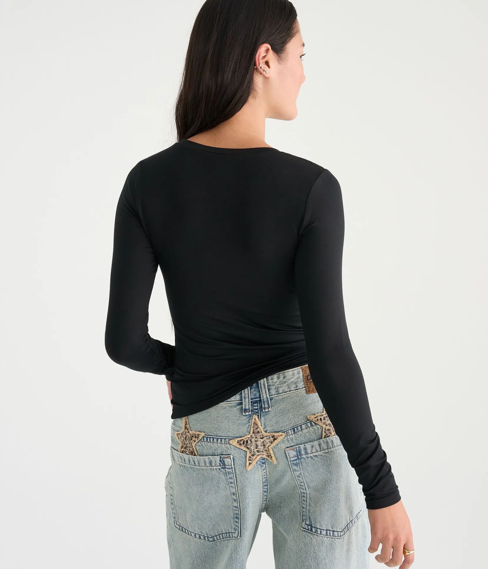 Déjà For Aero Long Sleeve Buttery Soft Crew Tee