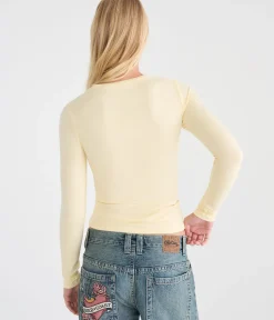 Déjà For Aero Long Sleeve Buttery Soft Crew Tee