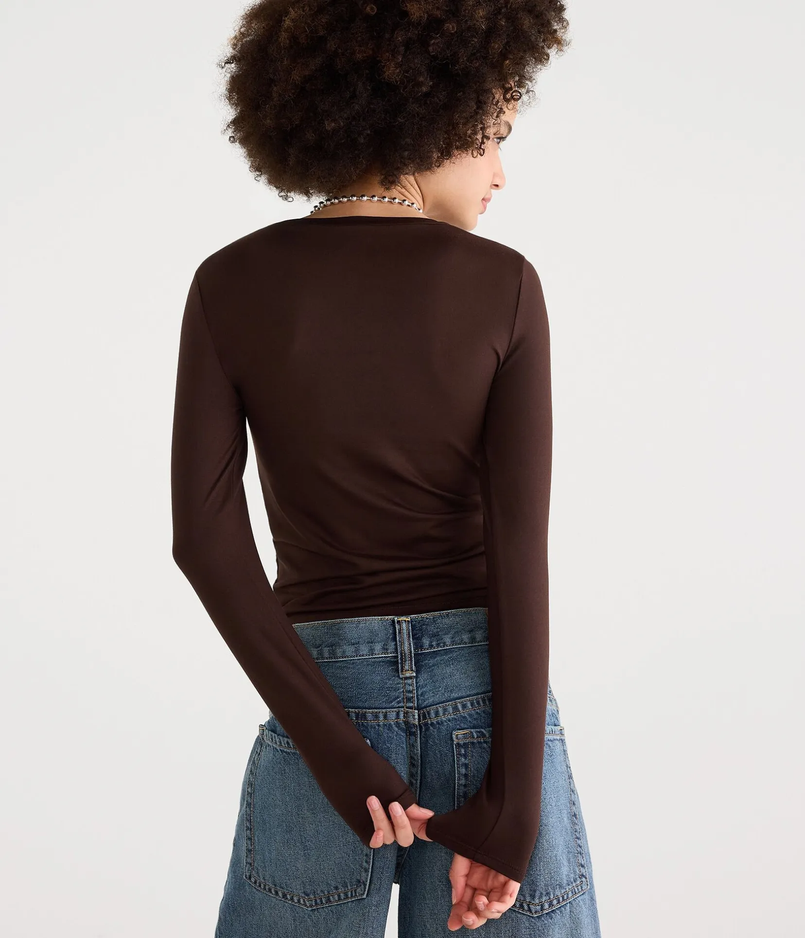Déjà For Aero Long Sleeve Buttery Soft Crew Tee